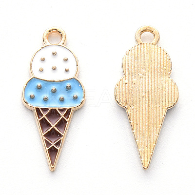 Alloy Enamel Pendants X-ENAM-R059-06B-RS-1