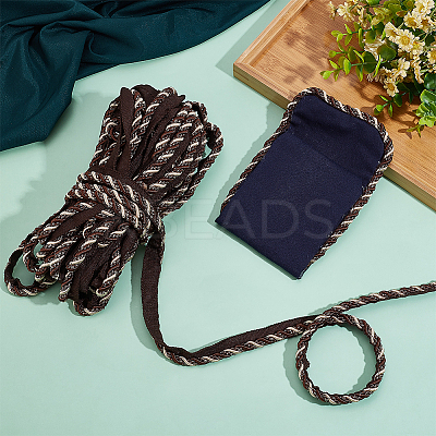 12.5M Polyester Twist Lip Cord Trim SRIB-WH0011-147D-1