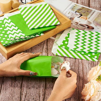 40Pcs 4 Styles Kraft Paper Bags CARB-TA0001-12C-1