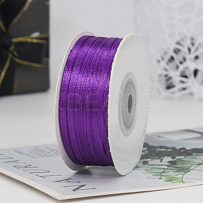 Polyester Double-Sided Satin Ribbons OFST-PW0003-16M-1