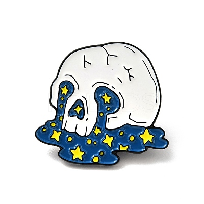 Skull Enamel Pins JEWB-G013-A04-1