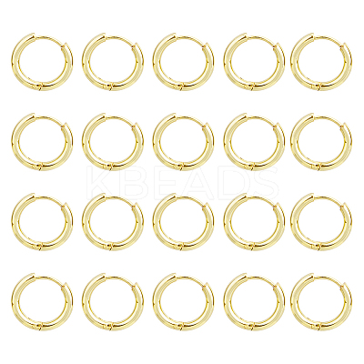 20Pcs Stainless Steel Huggie Hoop Earrings EJEW-DC0001-31-1