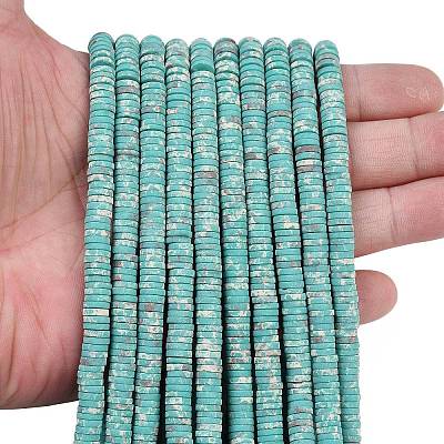 Dyed Synthetic Imperial Jasper Beads Strands G-A272-C06-06-1