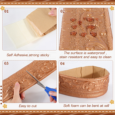 Self-Adhesive PE Contact Paper AJEW-WH20001-94B-04-1