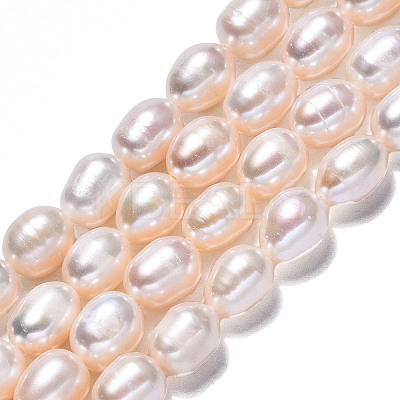 Natural Cultured Freshwater Pearl Beads Strands PEAR-N012-06G-1