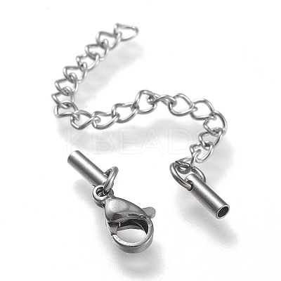 Tarnish Resistant 304 Stainless Steel Curb Chain Extender LS-STAS-K195-29P-016-1