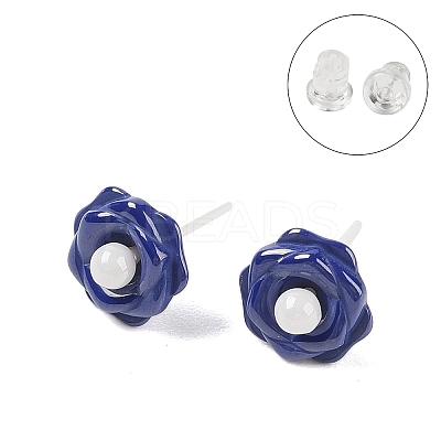 Hypoallergenic Bioceramics Zirconia Ceramic Stud Earrings EJEW-C111-02A-1