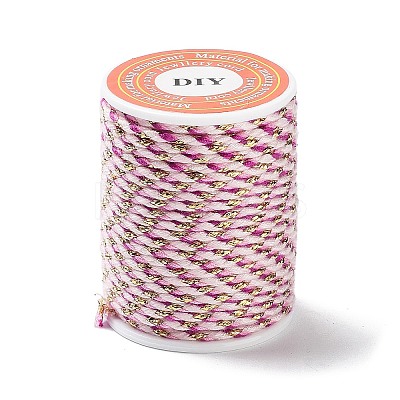4-Ply Polycotton Cord with Metallic Thread OCOR-Z003-D113-1