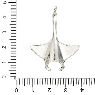 304 Stainless Steel Pendants Manta Ray Charm STAS-K252-18P-1