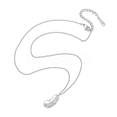 304 Stainless Steel Pendant Necklace LS-NJEW-K255-23P-1