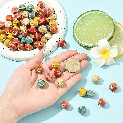 20Pcs Handmade Porcelain Beads PORC-YW0001-43A-1