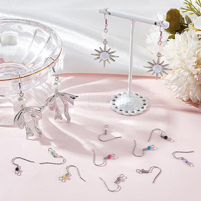 200Pcs 304 Stainless Steel Earring Hooks STAS-SP0001-42-1