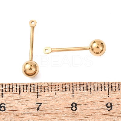 304 Stainless Steel Threaded Ball Eyepin X-STAS-G385-01G-01-1