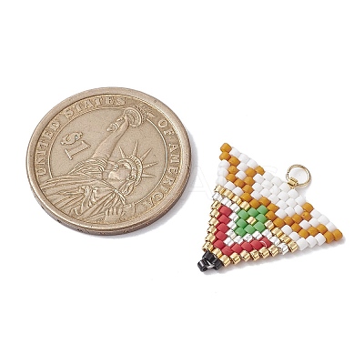 Handmade MIYUKI Delica Seed Loom Pattern PALLOY-MZ00172-1