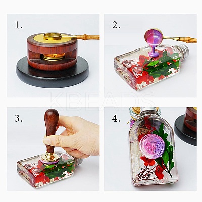 Sealing Wax Particles Kits for Retro Seal Stamp DIY-CP0003-54R-1