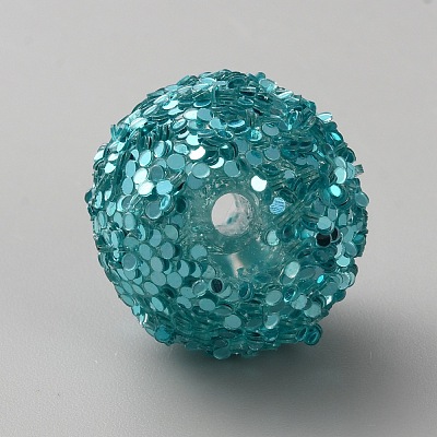 Opaque Acrylic Glitter Beads LS-FIND-CJC0010-111A-23-1