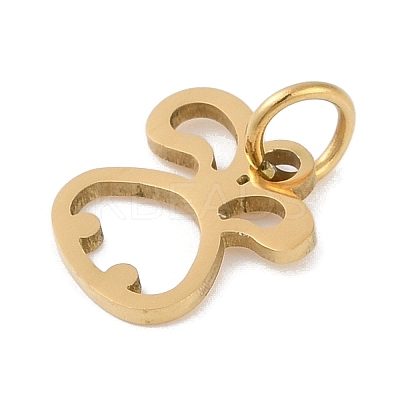 304 Stainless Steel Pendants STAS-L279-001G-04-1