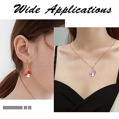 48Pcs 12 Style Autumn Theme Alloy Enamel Charms ENAM-SZ0003-12-1