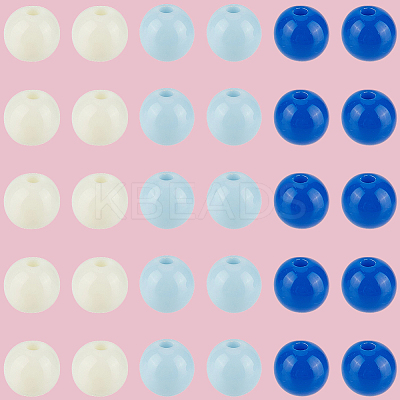 Opaque Acrylic Beads SACR-PA0001-04A-04-1