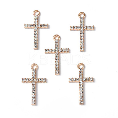 Alloy Crystal Rhinestone Pendants LS-PALLOY-F288-03KCG-1