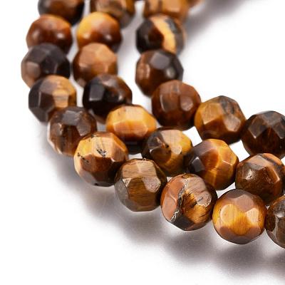 Natural Tiger Eye Beads Strands G-F260-02-4mm-1