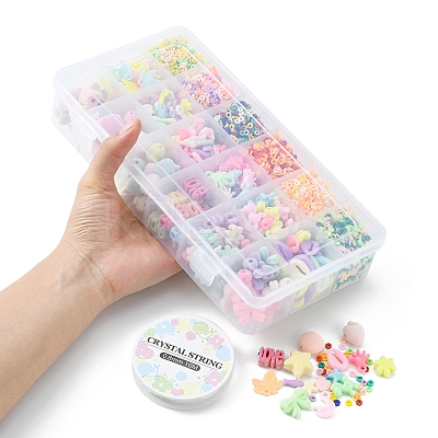 DIY Candy Color Bracelet Making Kit DIY-YW0006-26-1