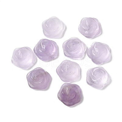 Natural Amethyst Carved Cabochons G-C185-01A-02-1