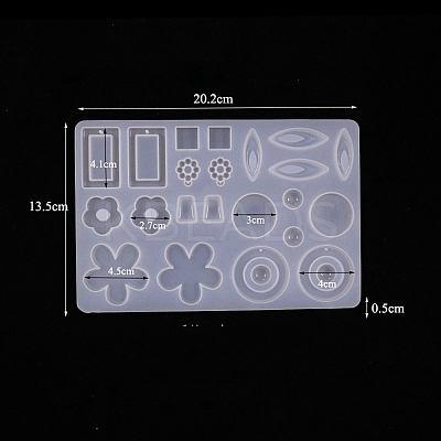 Pendants Food Grade Silicone Mold PW-WG15607-05-1