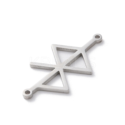 304 Stainless Steel Amulet Rune Love Peace Connector Charms LS-STAS-S149-09P-1