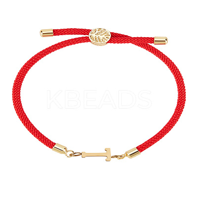 1Pc Adjustable Nylon Cord Slider Bracelets for Women BJEW-LP0001-32T-02-1