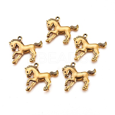 Tibetan Style Alloy Pendants TIBEP-A16618-AG-LF-1