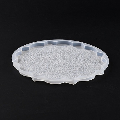 DIY Cup Mat Silicone Molds DIY-K036-09-1