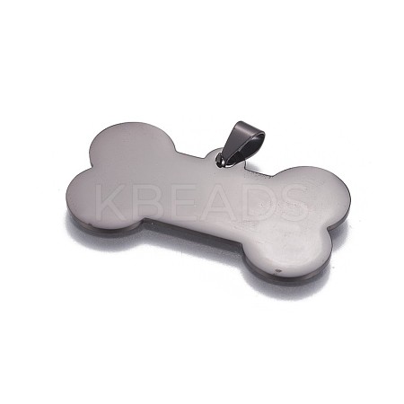 304 Stainless Steel Pendants STAS-F200-01B-1