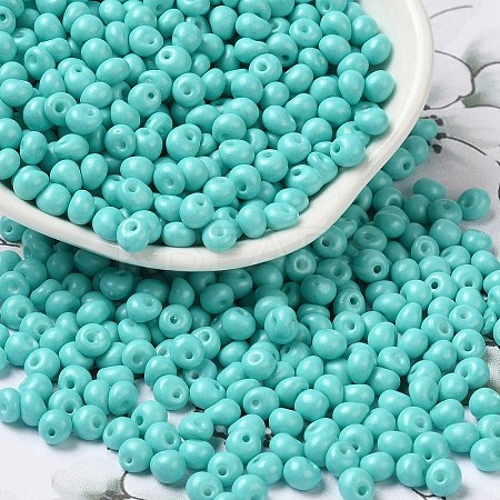 6/0 Opaque Baking Paint Glass Seed Beads X1-SEED-M012-02A-01-1