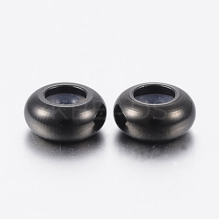 202 Stainless Steel Beads STAS-F148-8mm-07B-1