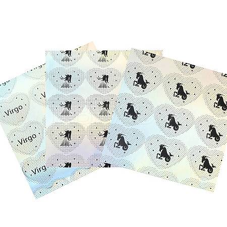 A4 Waterproof PVC Self Adhesive Laser Sticker AJEW-R096-01-1