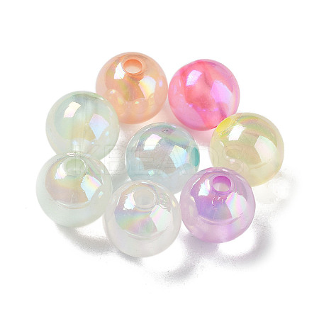 Transparent Acrylic Beads X-OACR-Z013-20-1