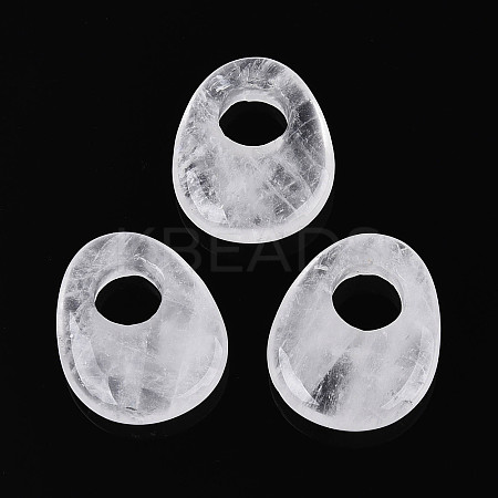 Natural Quartz Crystal Pendants G-T144-09A-1