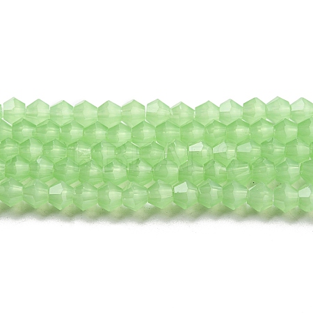 Imitation Jade Glass Beads Strands EGLA-A039-J4mm-D01-1