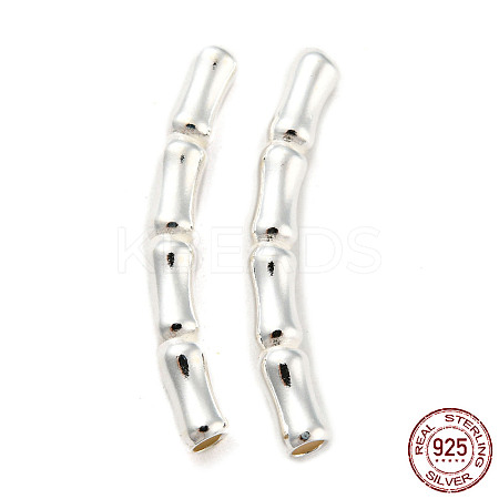 925 Sterling Silver Tube Beads STER-Z004-04E-1