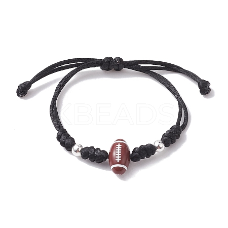 Adjustable Nylon Thread Braided Bead Bracelets BJEW-JB10079-03-1