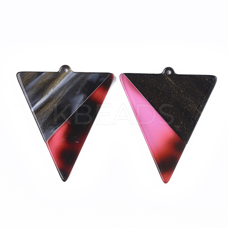Cellulose Acetate(Resin) Big Pendants KY-S157-20C-1