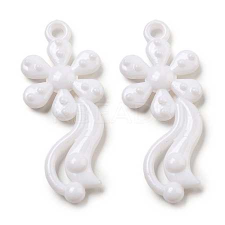 Opaque Acrylic Pendants SACR-L007-048A-1
