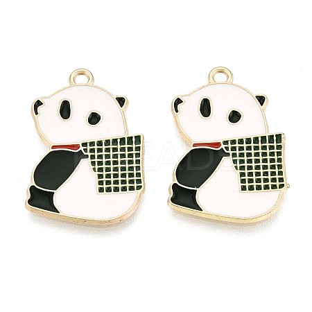 Alloy Enamel Pendants ENAM-N063-02B-1