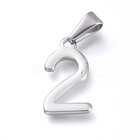 Non-Tarnish 304 Stainless Steel Pendants STAS-L210-05C-P-1