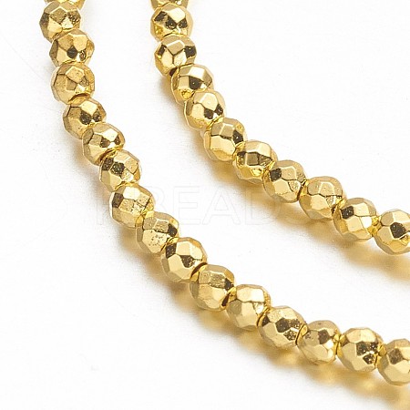 Non-magnetic Synthetic Hematite Beads Strands X-G-P218-26-G-1
