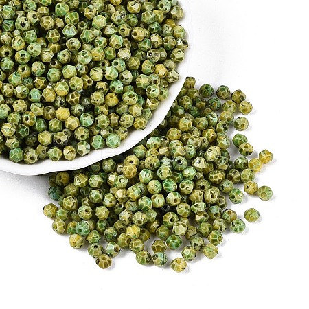 Picasso Glass Seed Beads SEED-N012-04C-1