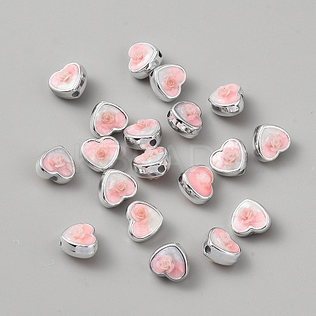 Opaque Acrylic Beads OACR-TAC0015-08B-1
