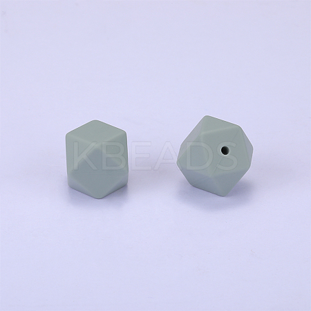 Hexagonal Silicone Beads SI-JX0020A-43-1