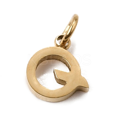 304 Stainless Steel Charms SA-CBABF3F-01G-Q-1